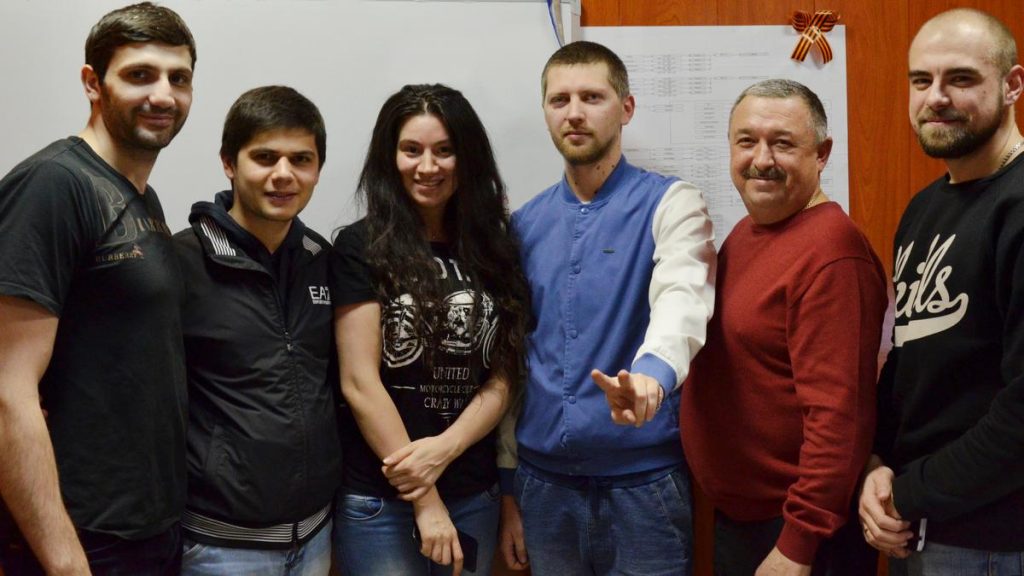 Звезды Дагестанской эстрады Магомед Аликперов и Анора посетили на днях офис музыкального издательства «Звук-М»