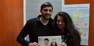 Звезды Дагестанской эстрады Магомед Аликперов и Анора посетили на днях офис музыкального издательства «Звук-М»