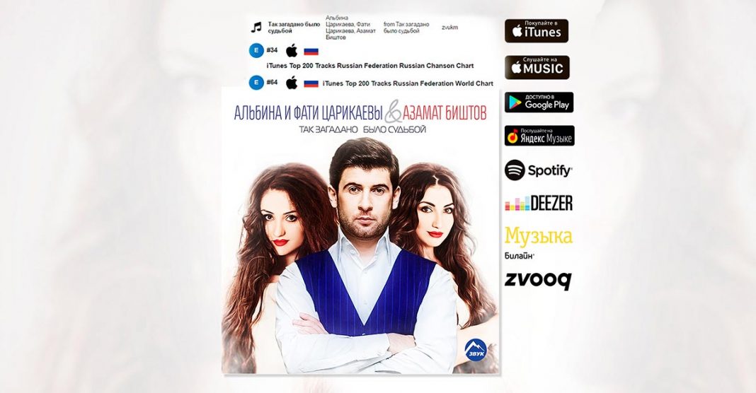 Песня Азамата Биштова и Альбины и Фати Царикаевых стремительно ворвалась в чарты iTunes!