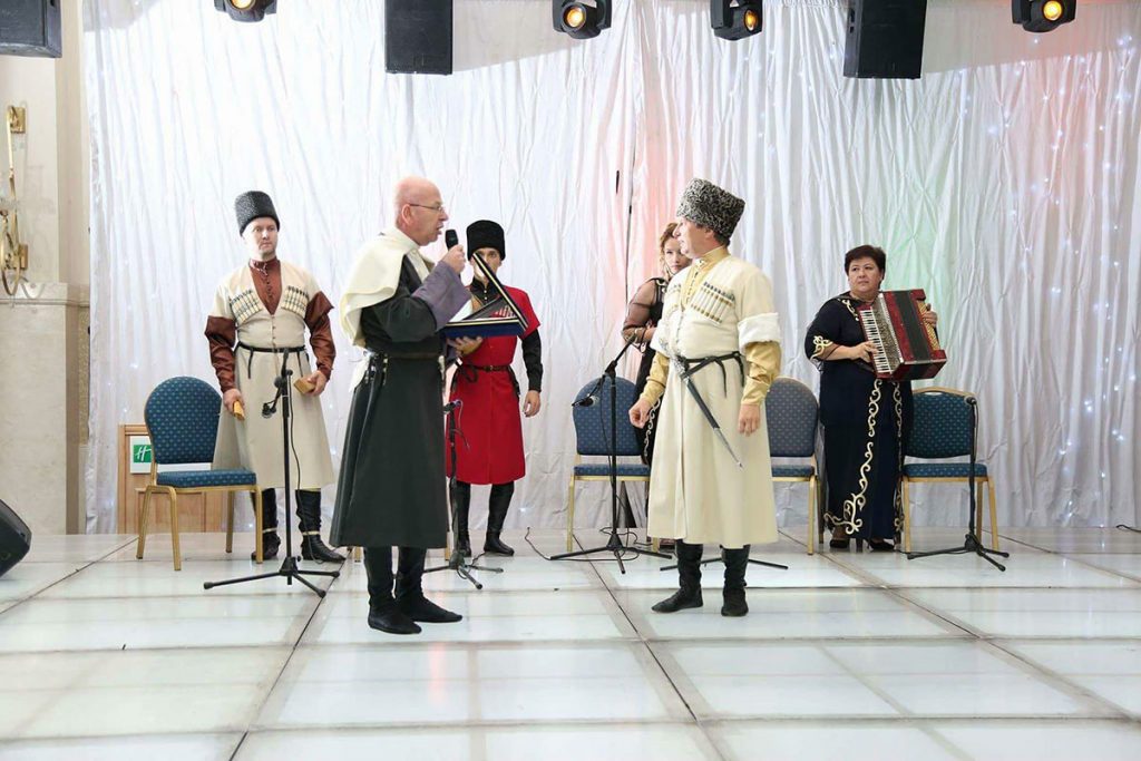 Недавно у Хусена Шалова состоялось два больших сольных концерта в столице Иордании г. Аммане и в столице Кабардино-Балкарской Республики г. Нальчике