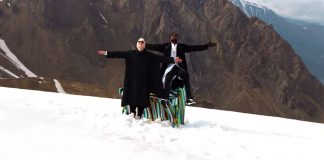 Artists from Nigeria and Georgia shot a clip in the Caucasus Mountains