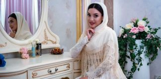 The wedding of Alika Bogatyreva and Albert Shamanov took place on January 30 in Cherkessk